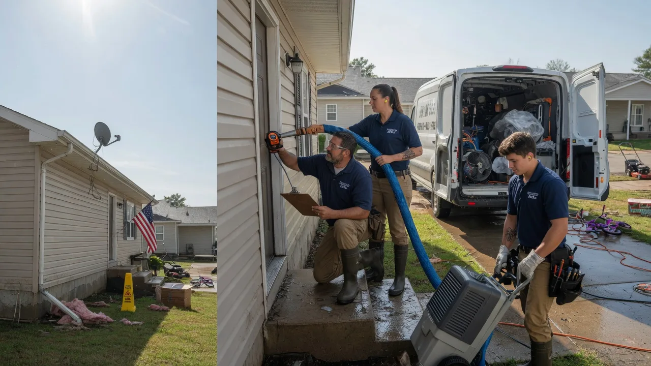 Ceiling Water Damage Restoration in Fairmont, OK near me