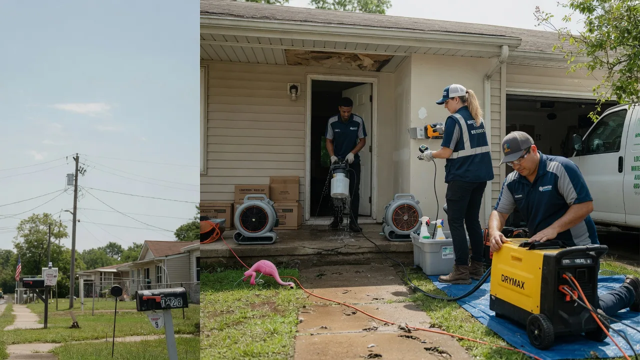 Storm Damage Water Removal in Fairmont, OK near me